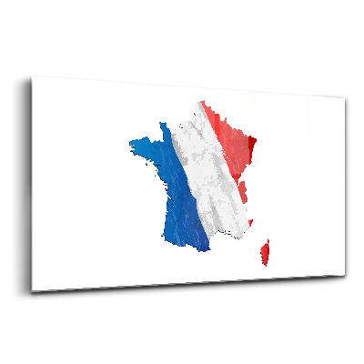 Obraz ze skla Vlajka Francie