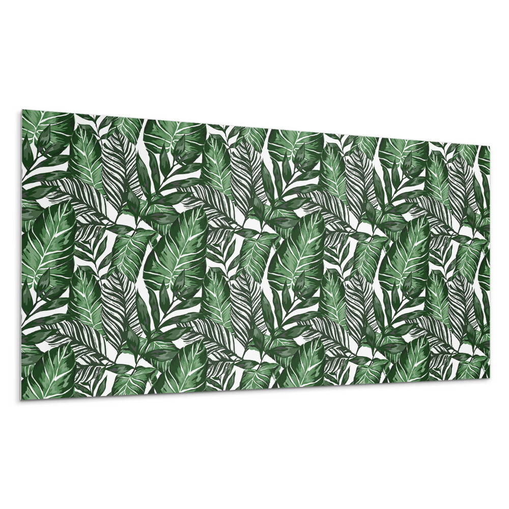 Panel na zeď Tropické listy ve vzoru