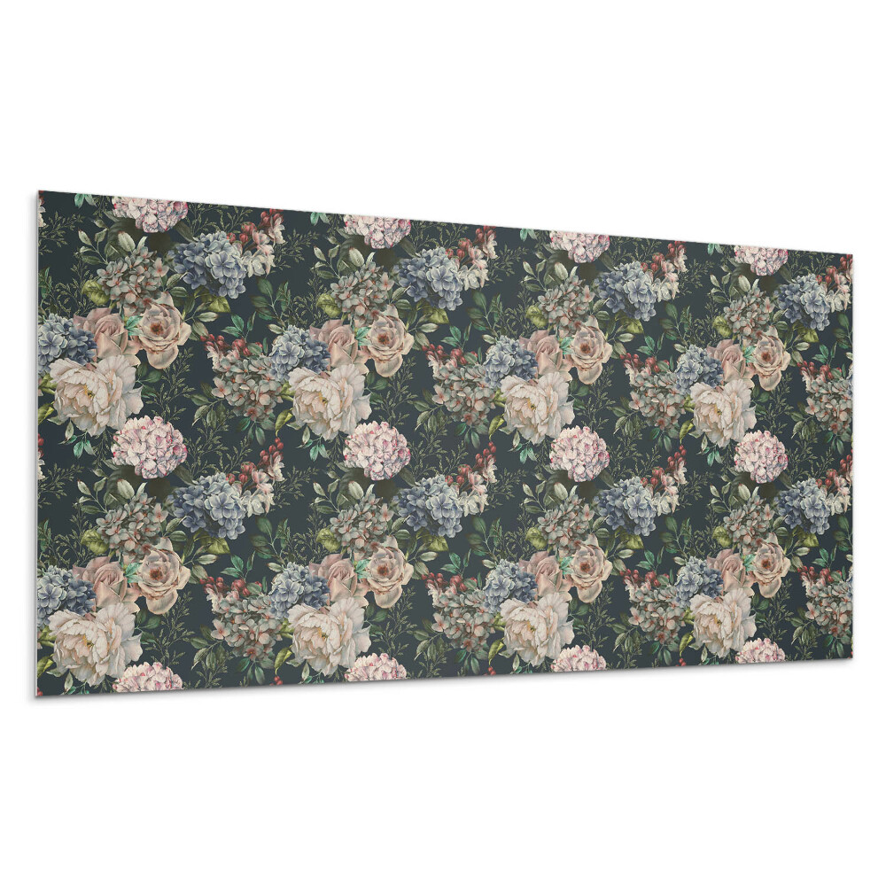 Nástěnný panel Květinový vzor na pozadí