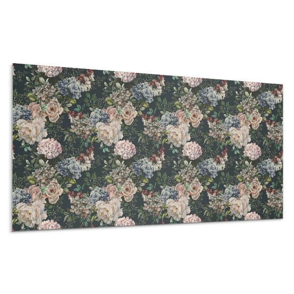 Nástěnný panel Květinový vzor na pozadí