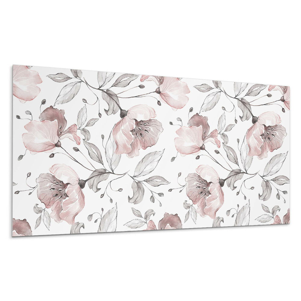 Pvc obkladový panel Květinový akvarelový vzor