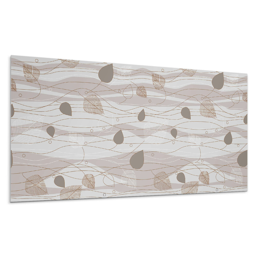 Pvc obkladový panel Listový vzor na vlnách