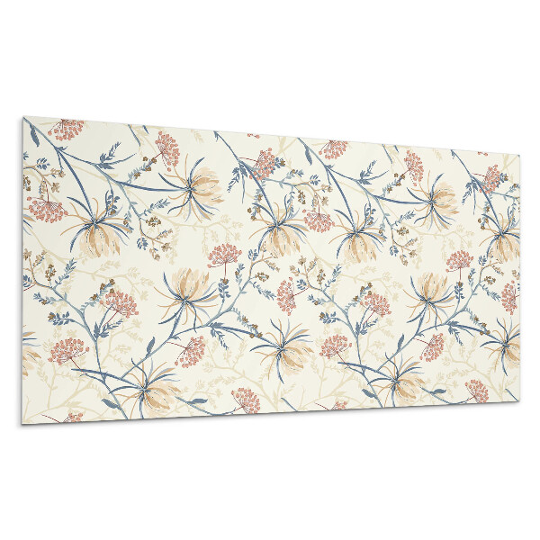 Nástěnný panel Květinový vzor na pozadí