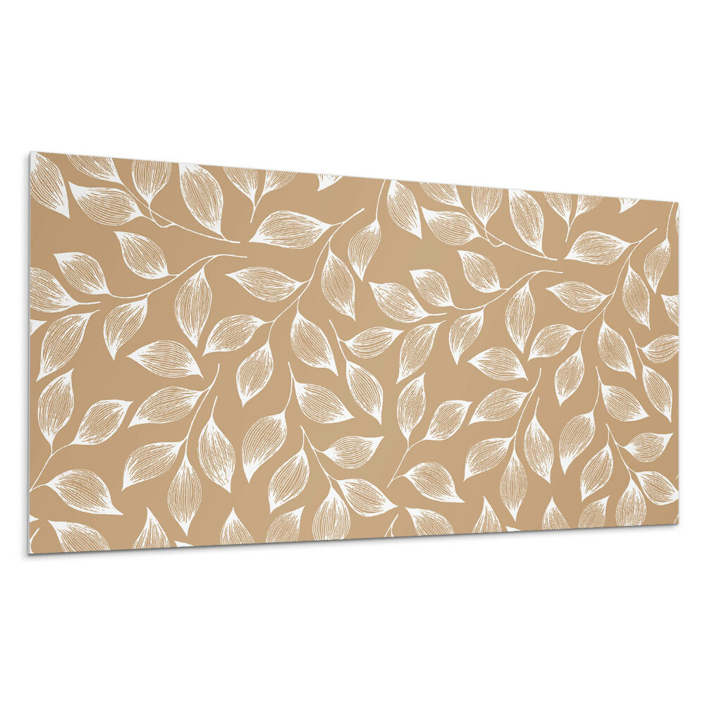 Nástěnný panel Listy na texturovaném pozadí