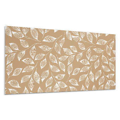 Nástěnný panel Listy na texturovaném pozadí