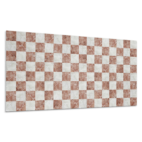 Panel na zeď Mramorový šachovnicový vzor