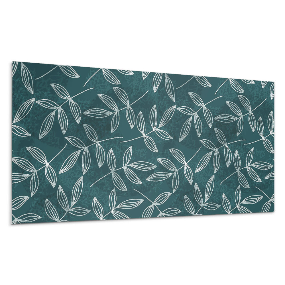 Dekoracni panel Listy na texturovaném pozadí