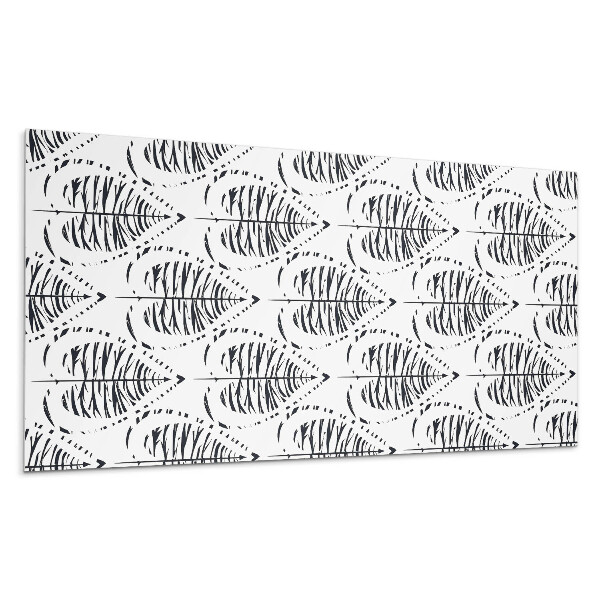 Panel na zeď Rytmický listový vzor