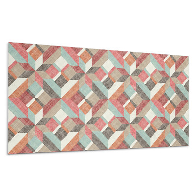 Panel na zeď Geometrie v barevných tvarech