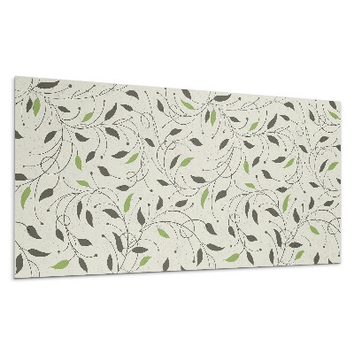 Pvc obkladový panel Vzor s listy a větvičkami