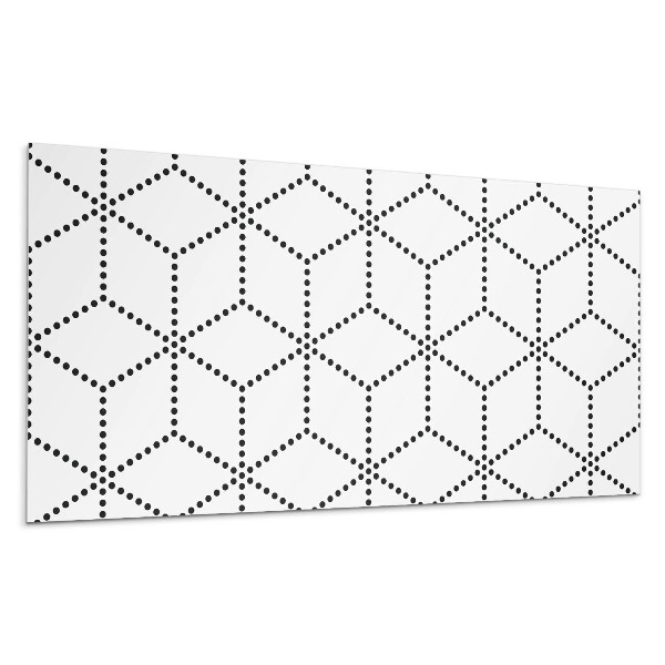 Nástěnný panel Šestihranný tečkový vzor