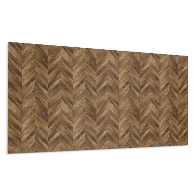 Panel na zeď Vzor rybí kosti na desce