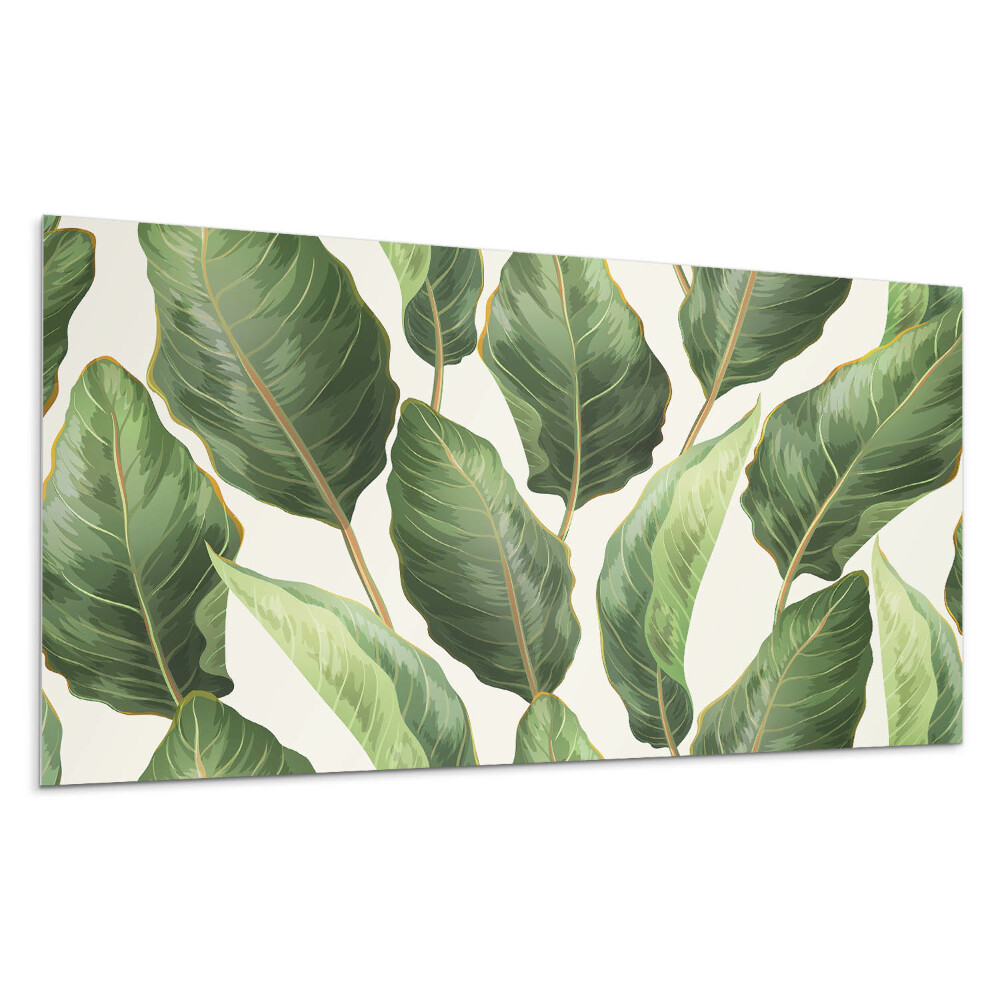 Nástěnný panel Listy v tropickém stylu