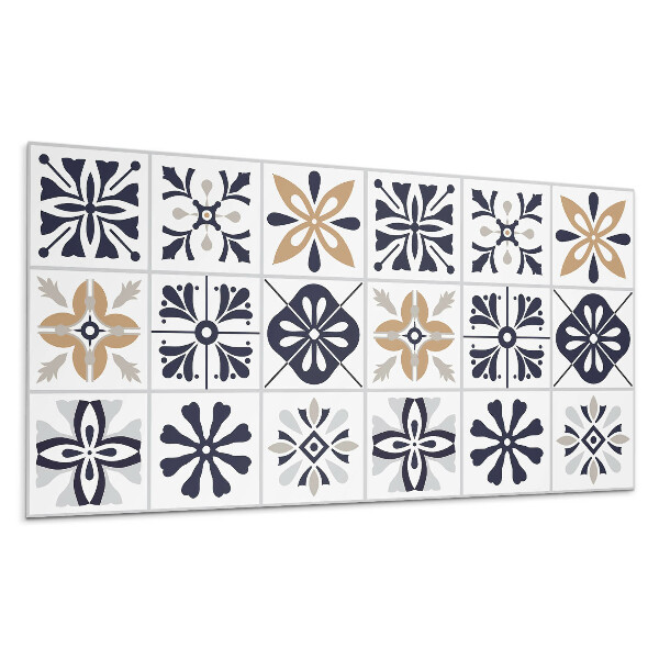 Nástěnný panel Dekorativní vzory v dlaždicích