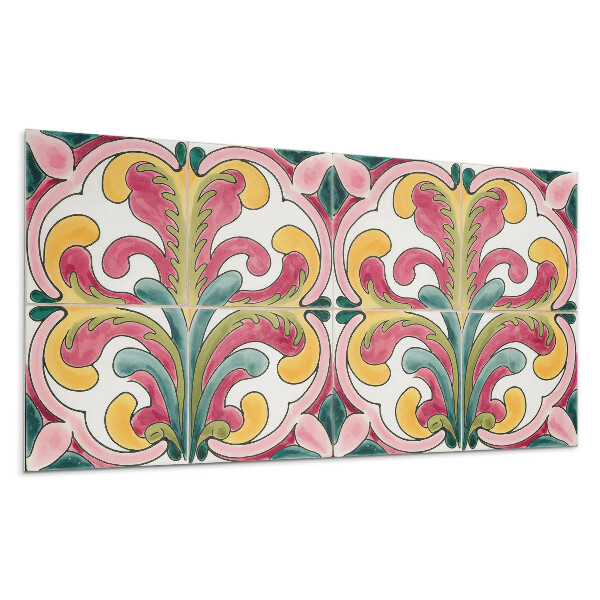 Panel na zeď Rostlinný vzor s vlnami