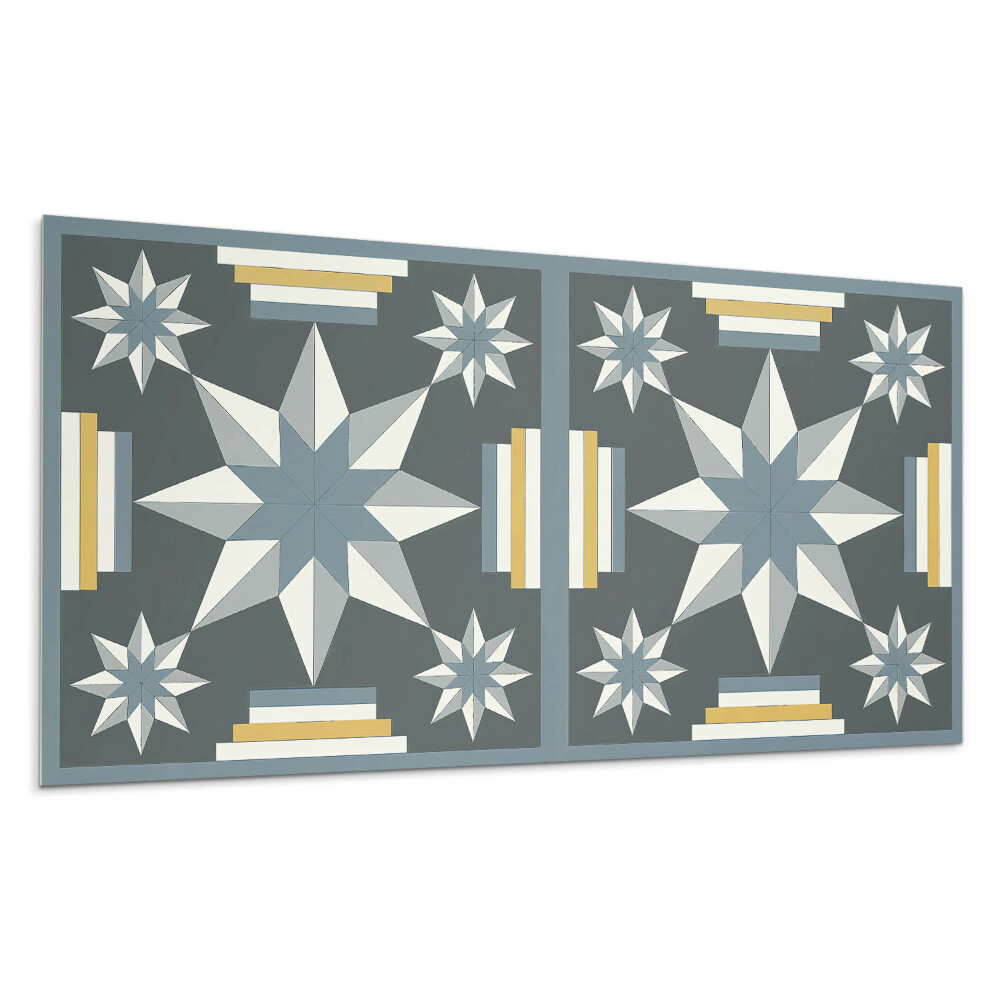 Dekoracni panel Geometrie hvězdy a obdélníku
