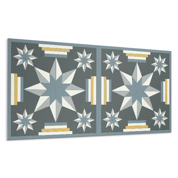 Dekoracni panel Geometrie hvězdy a obdélníku
