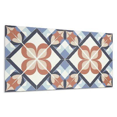 Nástěnný panel Symetrický květinový vzor