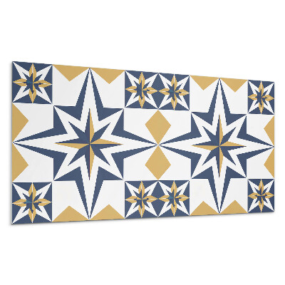 Panel na zeď Geometrické hvězdy ve čtvercích