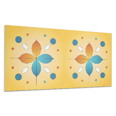 Dekoracni panel Geometrický květinový vzor