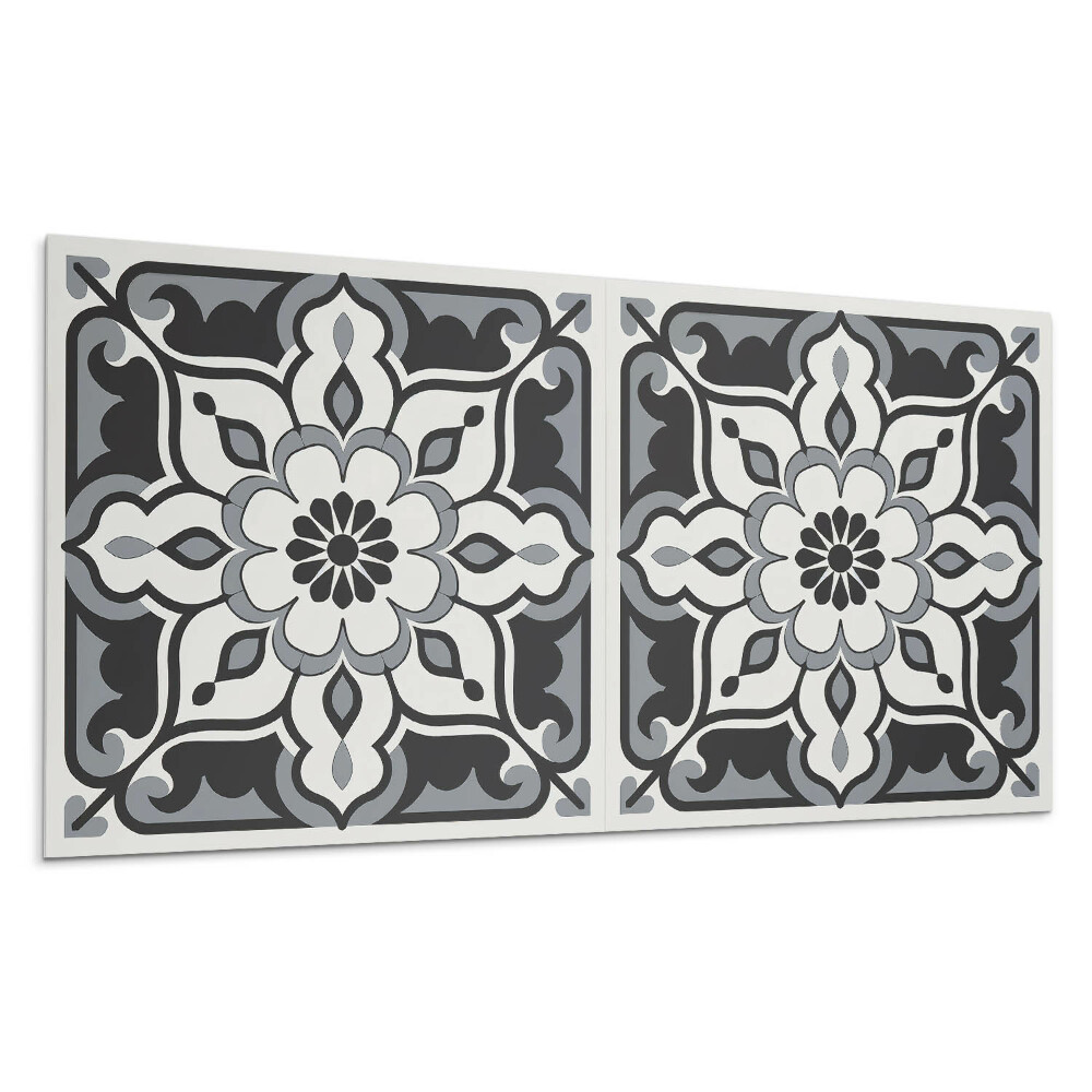 Dekoracni panel Květinový vzor s ornamenty