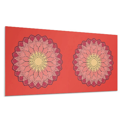 Dekoracni panel Květinový vzor mandaly