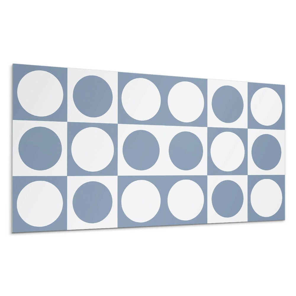 Nástěnný panel Geometrické kruhy v mřížce