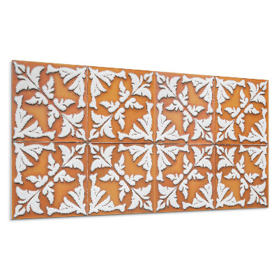 Panel na zeď Rostlinný vzor na dlaždicích