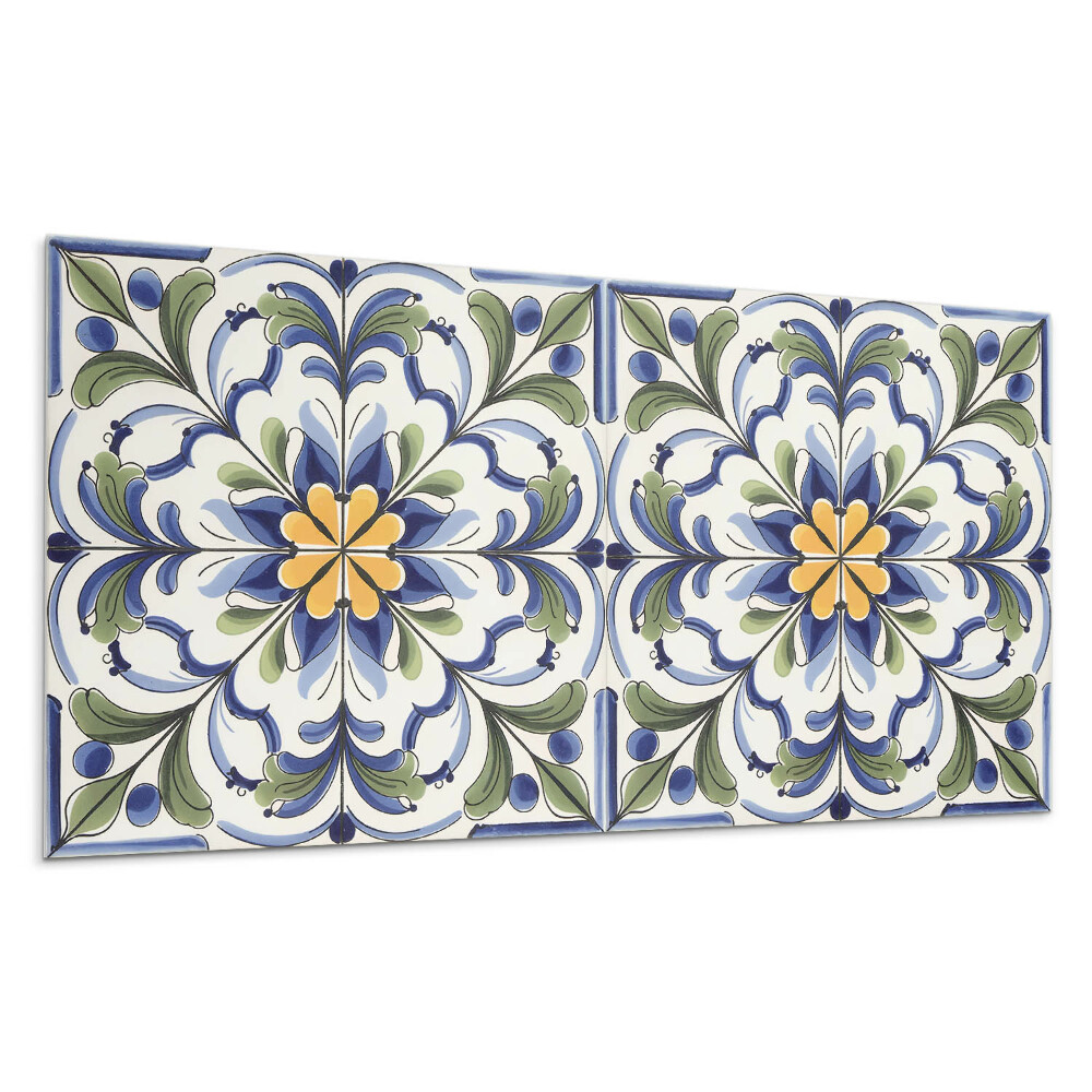 Dekoracni panel Květinový keramický vzor