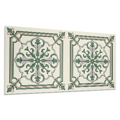 Pvc obkladový panel Květinový vzor s ornamenty