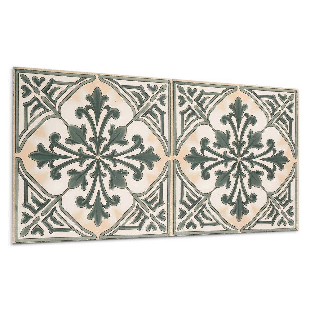 Dekoracni panel Rostlinný vzor ve čtverci