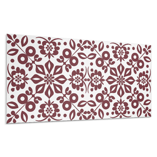 Pvc obkladový panel Květinový vzor s listy