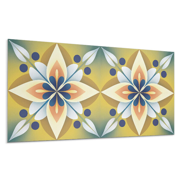 Dekoracni panel Květinový vzor mandaly