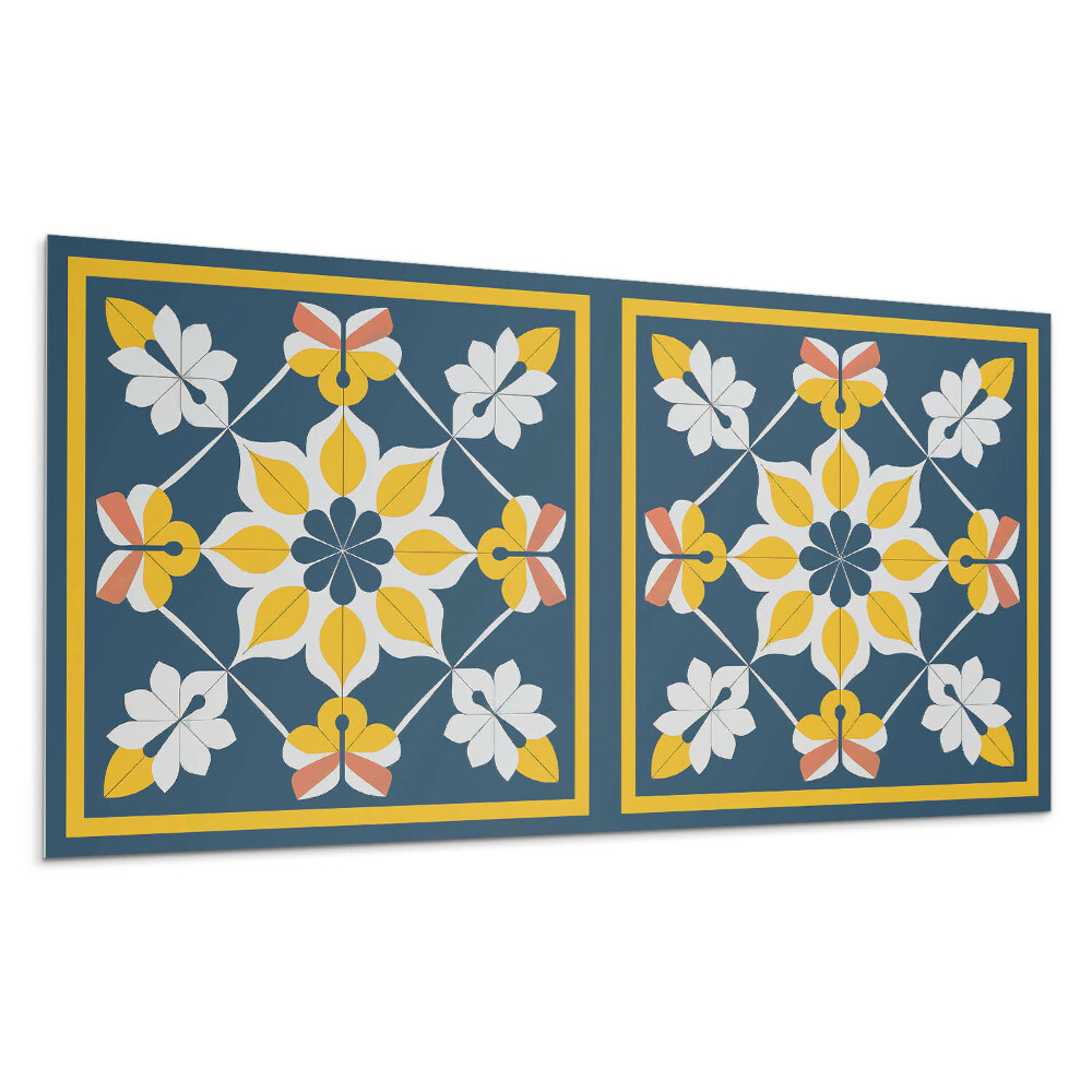 Panel na zeď Květinový vzor v symetrii