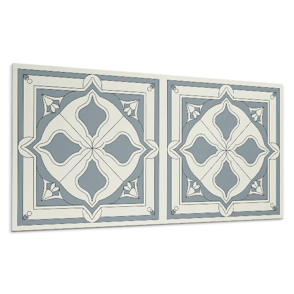 Pvc obkladový panel Květinový vzor na dlaždicích