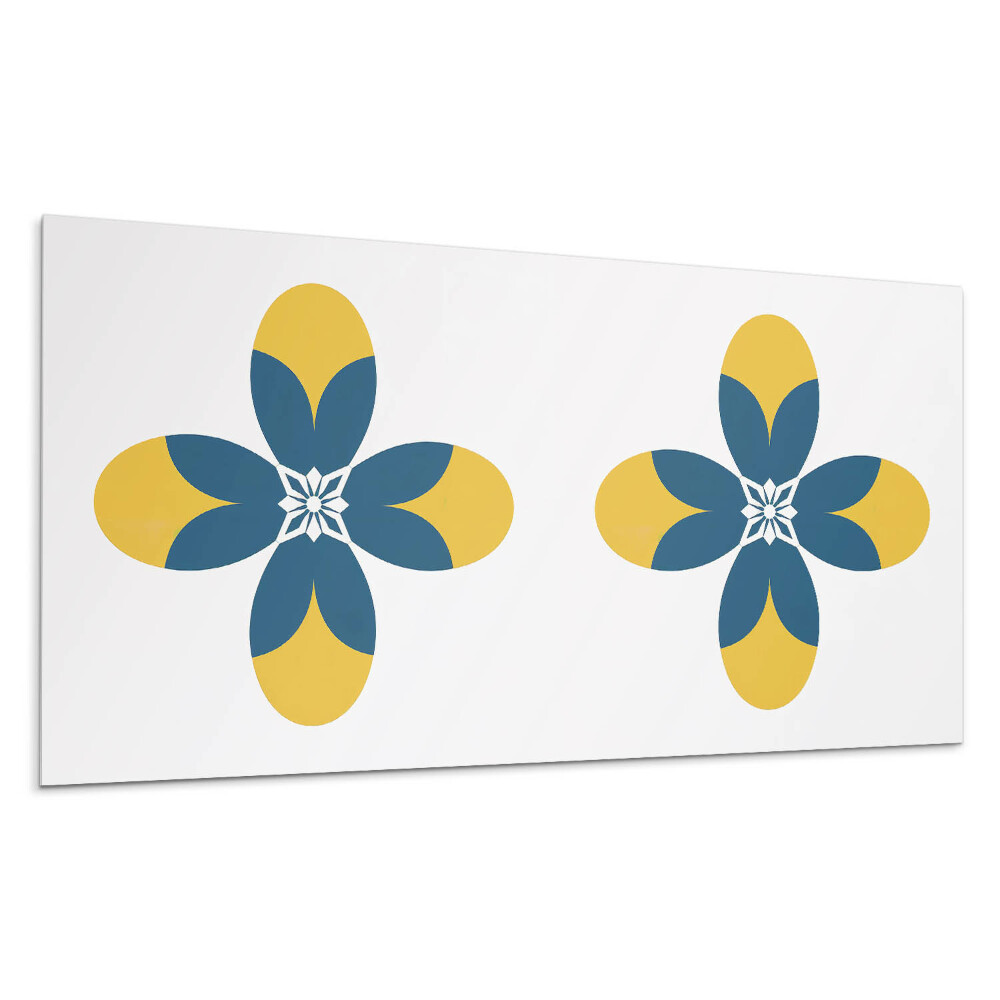 Panel na zeď Symetrický květinový vzor