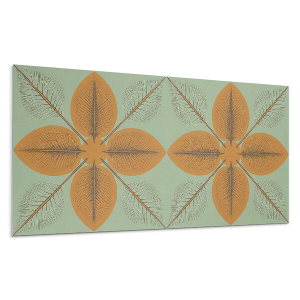 Pvc obkladový panel Listy v symetrickém vzoru