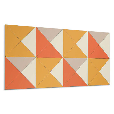 Panel na zeď Geometrické trojúhelníky v uspořádání