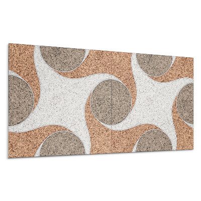 Dekoracni panel Vzorek s kruhy a vlnami