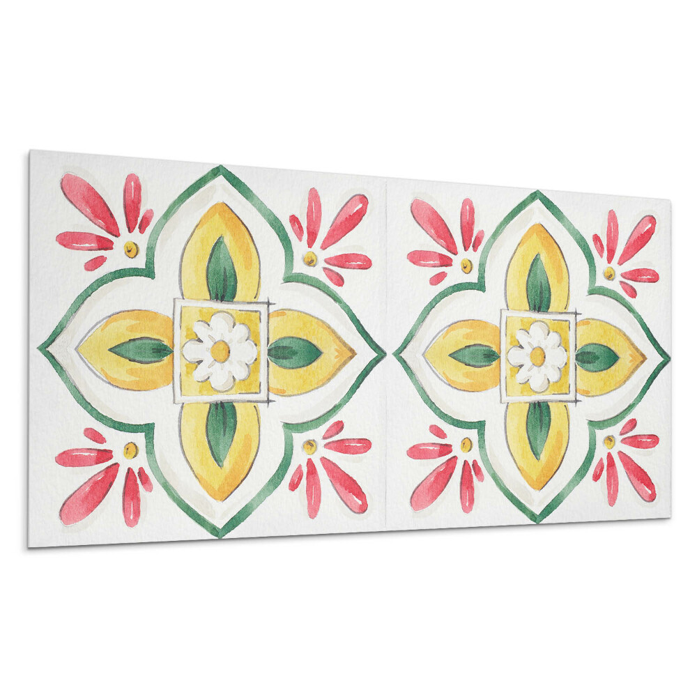 Pvc obkladový panel Květinový vzor v rámu