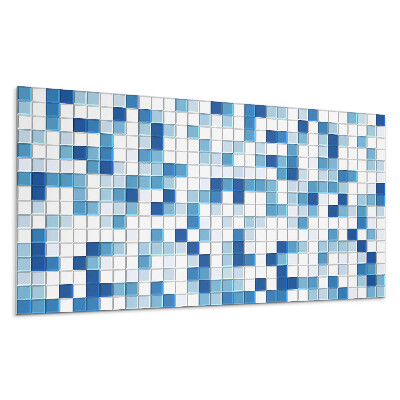 Panel na zeď Mozaika v odstínech modré