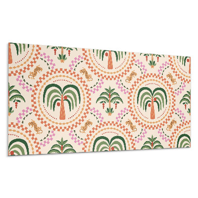 Panel na zeď Vzor tropických rostlin