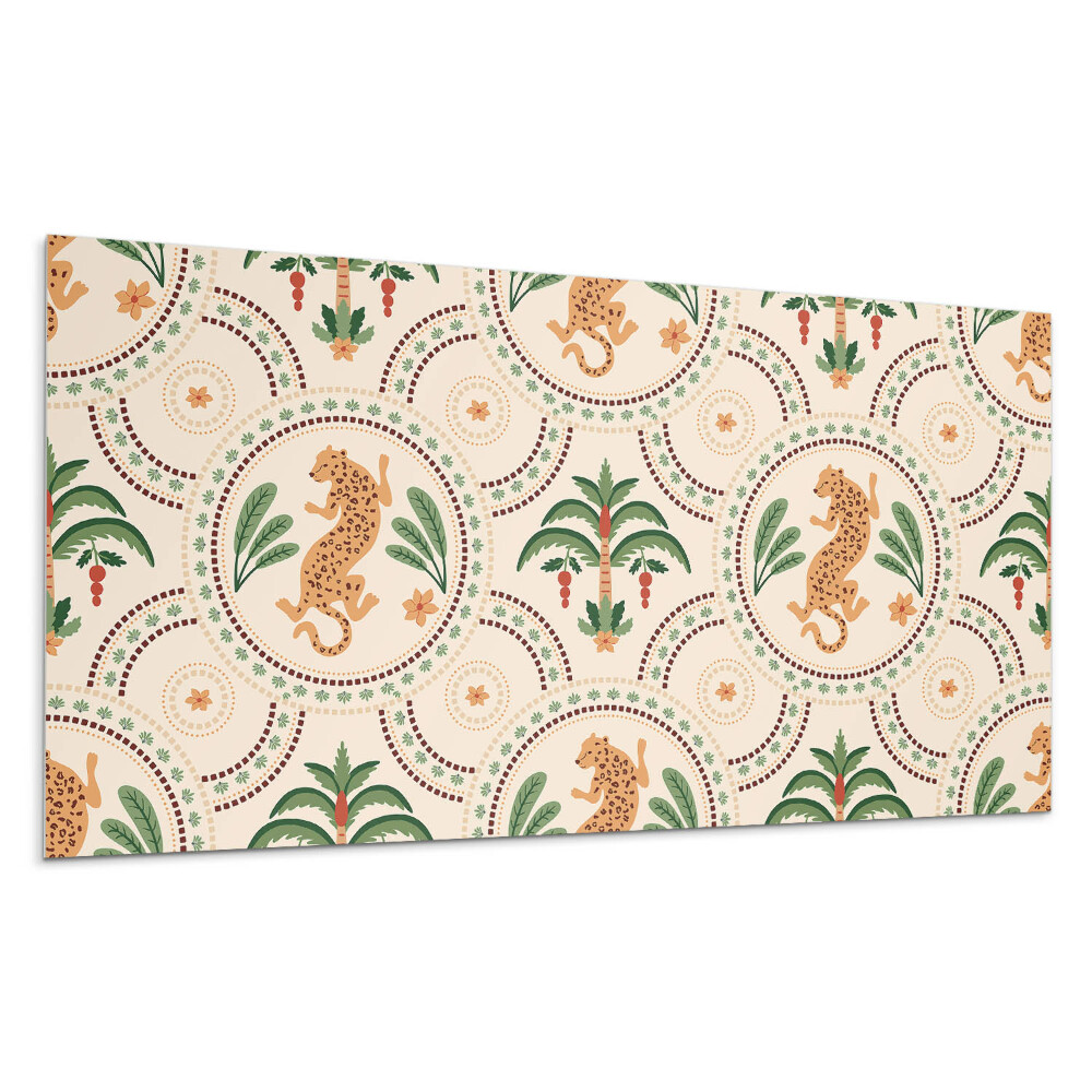 Panel na zeď Tropický leopardí vzor