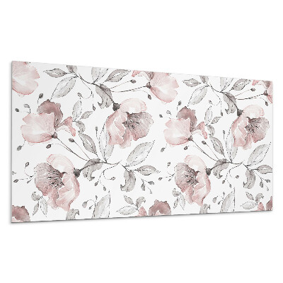 Panel na zeď Květinový akvarelový vzor