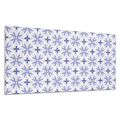 Panel na zeď Geometrický vzor s květinami