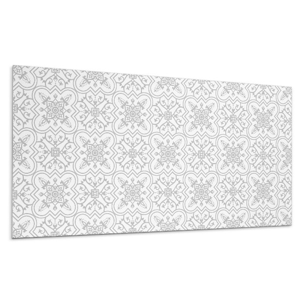 Nástěnný panel Květinový vzor s ornamenty