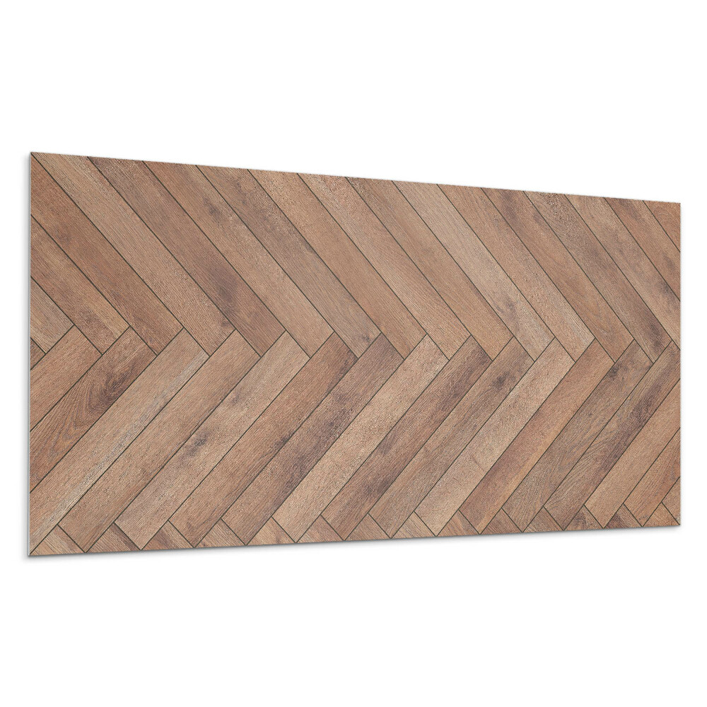 Panel na zeď Vzor rybí kosti na desce