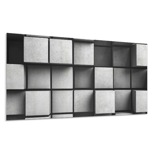 Nástěnný panel Geometrické uspořádání bloků