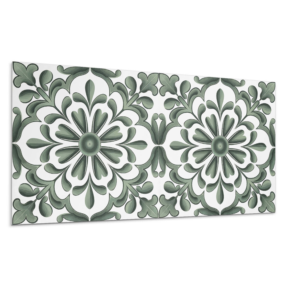 Nástěnný panel Rostlinný motiv v kruhu