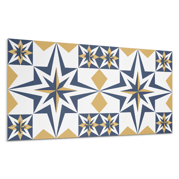 Nástěnný panel Geometrické hvězdy ve čtvercích